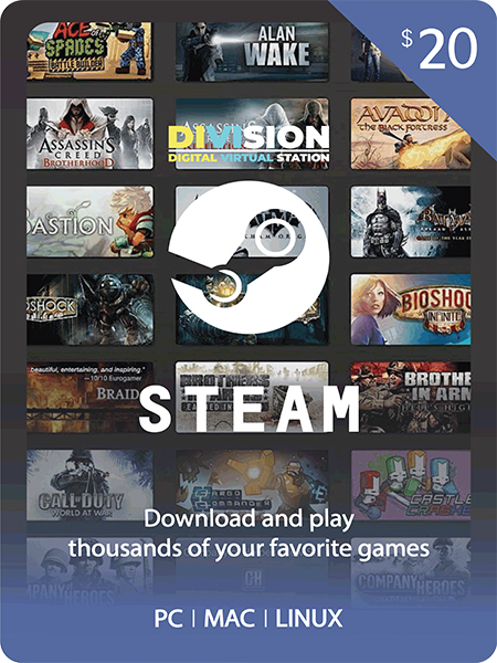 Steam $20 USA