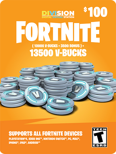 Fortnite 13500 V-Bucks