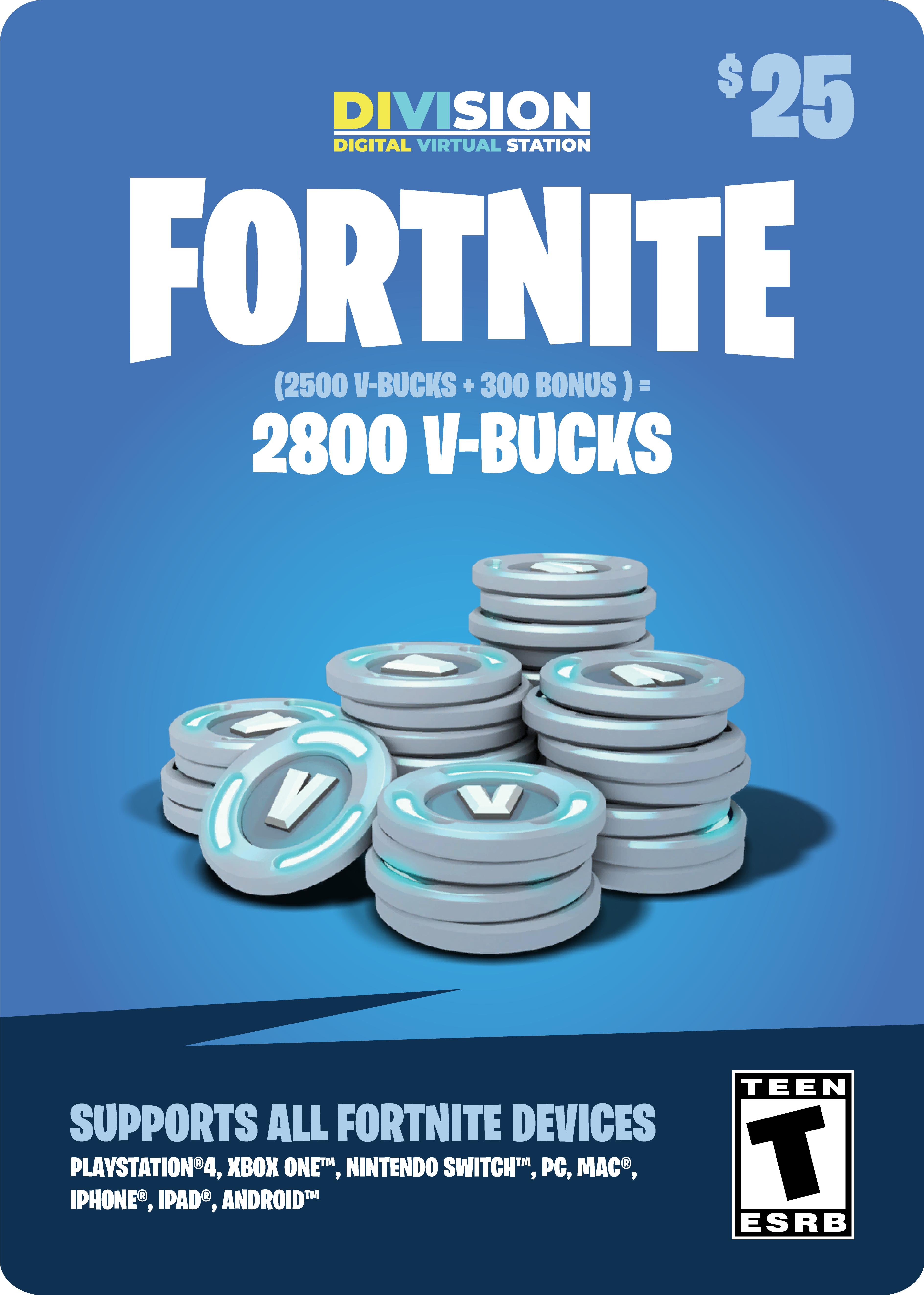 Fortnite 2800 V-Bucks