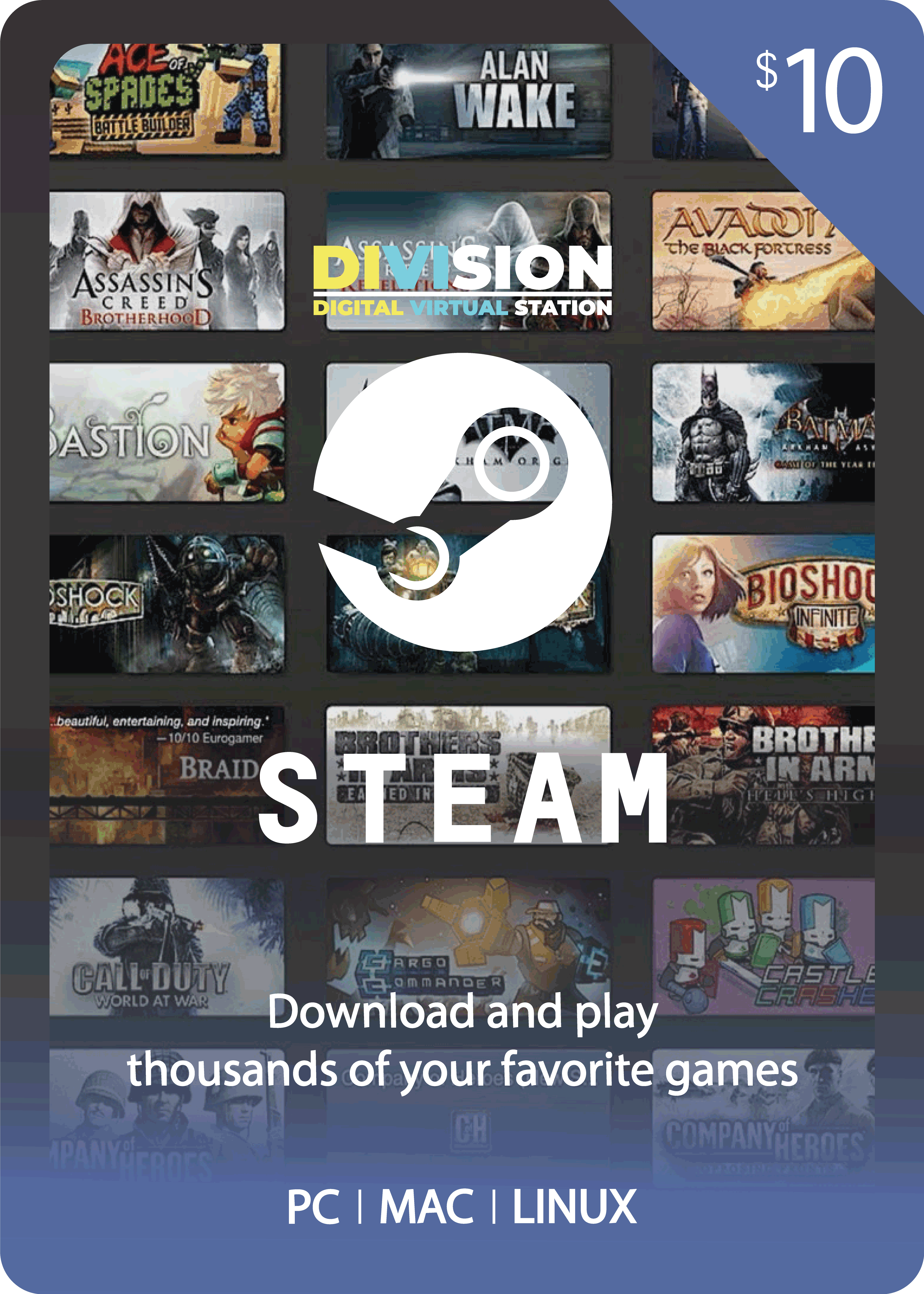 Steam $10 USA