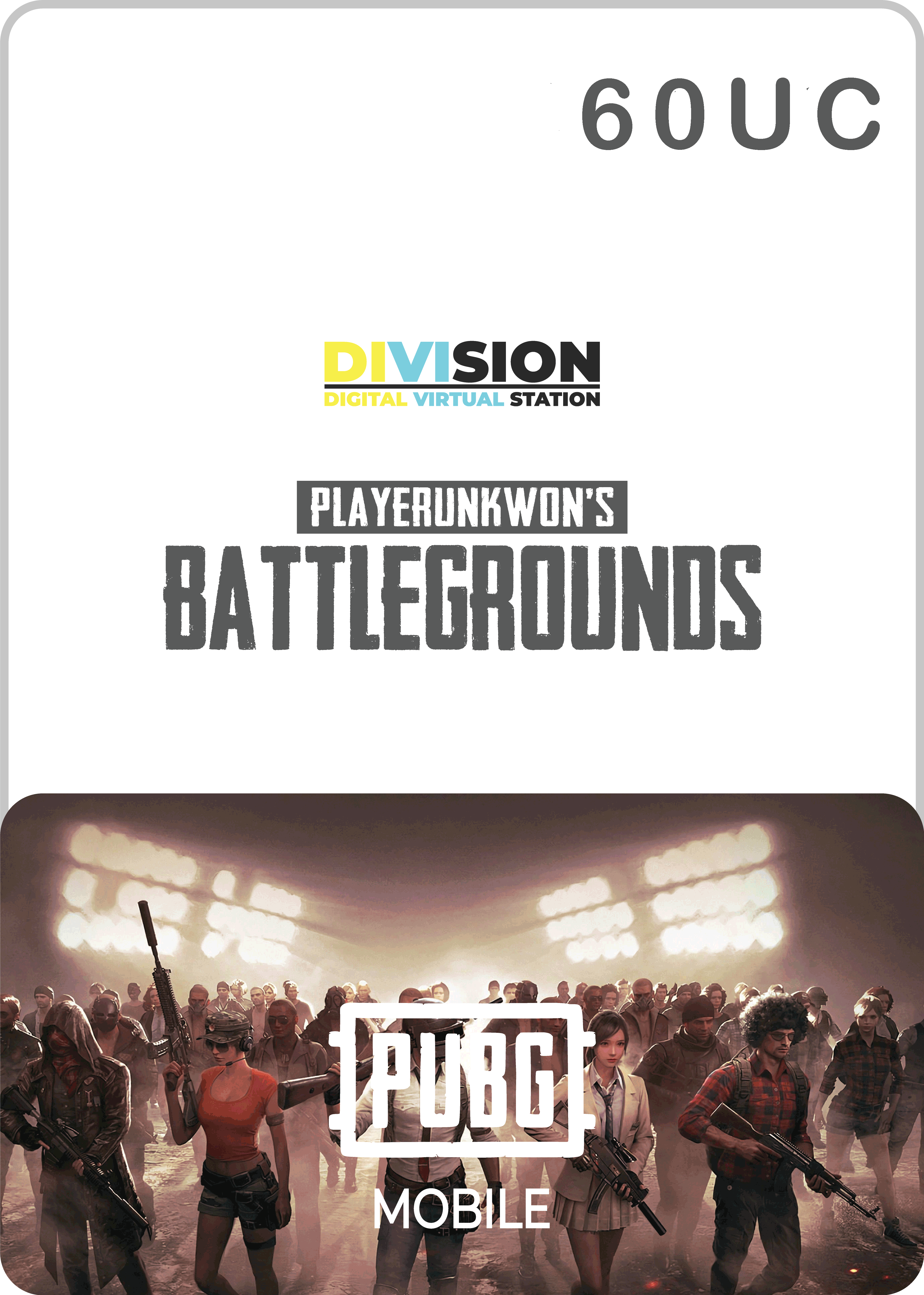60 UC PUBG Mobile - Top Up